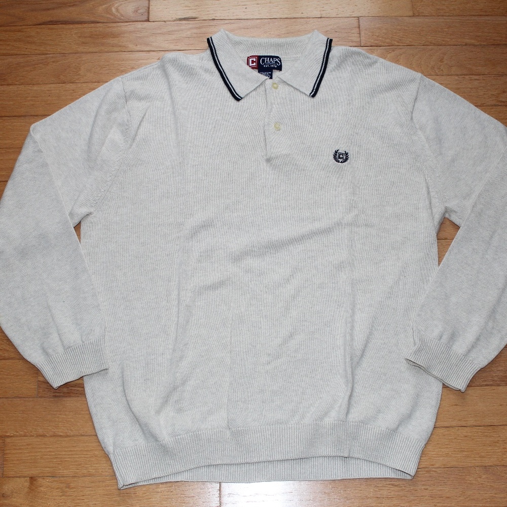 Chaps Collared Sweater - image 1